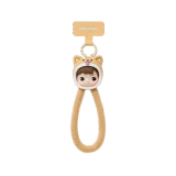 POP MART-HACIPUPU – Colección "Acurrúcate Conmigo" – Cordón para Celular en Cajas Misteriosas - PERRITO SUERTUDO