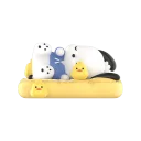 POP MART-Hello Kitty and Friends Fall Asleep Series Figures - Pochacco