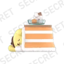 POP MART-Hello Kitty and Friends Fall Asleep Series Figures - Pompompurin (Secret)