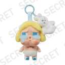 POP MART-CRYBABY Crying Again Series-Vinyl Face Plush Blind Box - Baby Blonde (Super Secret)