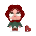 POP MART-CRYBABY Crying For Love Series Figures - Classic Rose