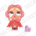 POP MART-CRYBABY Crying For Love Series Figures - Sparkling Love (Secret)