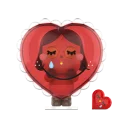 POP MART-CRYBABY Crying For Love Series Figures - Heart Broken