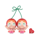 POP MART-CRYBABY Crying For Love Series Figures - Love You Cherry Much