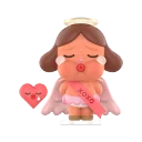 POP MART-CRYBABY Crying For Love Series Figures - Kiss Kiss-Angel Vers.