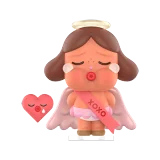POP MART-CRYBABY Crying For Love Series Figures - Kiss Kiss-Angel Vers.