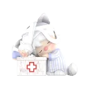 POP MART-Sweet Bean I Want a Hug Series Figures - When I'm Sick