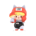 POP MART-Sweet Bean I Want a Hug Series Figures - When I'm Angry