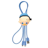 POP MART-DIMOO WORLD × DISNEY Series-2 in 1 Cable Blind Box - Donald Duck Popcorn