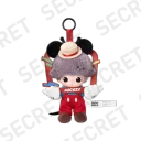 POP MART-DIMOO WORLD × DISNEY Series-Vinyl Plush Keychain Blind Box - Mickey TV Show (Secret)