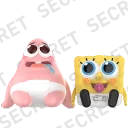 POP MART-SpongeBob Best Friends Series Figures - Born Together (Secret)