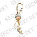 POP MART-Hirono Echo Series-2 in 1 Cable Blind Box - Never Growing Up (Secret)