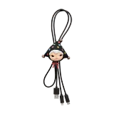 POP MART-Hirono – Colección “Echo” Cable 2 en 1 en Cajas Misteriosas - Piezas de Memoria