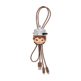 POP MART-Hirono – Colección “Echo” Cable 2 en 1 en Cajas Misteriosas - Conexión del Alma