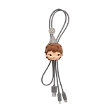 POP MART-Hirono – Colección “Echo” Cable 2 en 1 en Cajas Misteriosas - Suerte