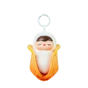 POP MART-PUCKY Forest Party Series-Vinyl Plush Pendant Blind Box - LEAF BABY