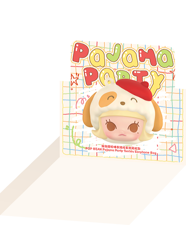POP NOW:POP BEAN Pajama Party earphone bag - POP MART (United States)