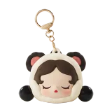 POP MART-POP BEAN - Colección "Hoy Se Trasnocha" Bolsitas para audífonos - SKULLPANDA Pandita