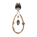 POP MART-POP BEAN Pajama Party mobile phone chain - DIMOO Doberman