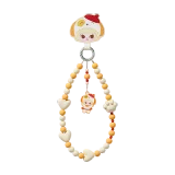 POP MART-[Venta Relámpago] POP BEAN – Colección “Fiesta de Pijamas” Cadena para Celular con Cuentas - MOLLY Perrito Lindo