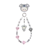 POP MART-[Venta Relámpago] POP BEAN – Colección “Fiesta de Pijamas” Cadena para Celular con Cuentas - Sweet Bean Koala