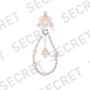 POP MART-POP BEAN Pajama Party mobile phone chain - SKULLPANDA Goodnight Rabbit(Secret)