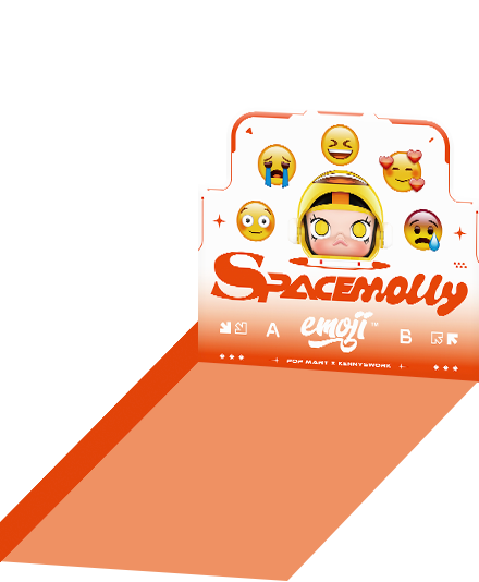 ❤️☆ポメスター☆❤️ POP NOW:MEGA SPACE MOLLY 100% × emoji？ Series - POP MART (Canada)