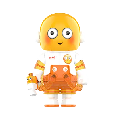 POP MART 【Spacemolly emoji】 9デザイン POP NOW:MEGA SPACE MOLLY 100% × emoji™ Series - POP MART (Japan)
