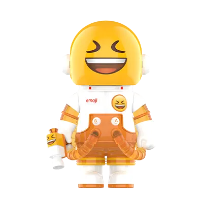 POP NOW:MEGA SPACE MOLLY 100% × emoji™ Series - POP MART (Japan)