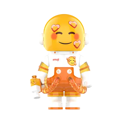 Amazon.com: POP MART MEGA Space Molly 100% × Emoji Series