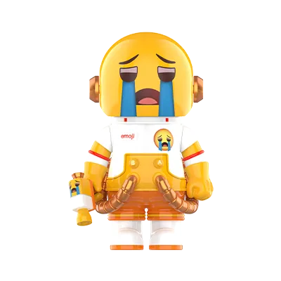 POP NOW:MEGA SPACE MOLLY 100% × emoji？ Series - POP MART