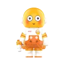 POP MART-MEGA SPACE MOLLY 100% × emoji™ Series - CONFESSION