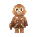 POP MART-MEGA SPACE MOLLY 100% × emoji™ Series - MONKEY BUSINESS