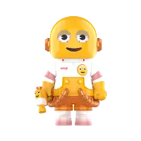 MEGA SPACE MOLLY 100% × emoji™ Series｜POP MART Canada Official