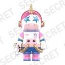 POP MART-MEGA SPACE MOLLY 100% × emoji™ Series - UNICORN