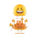 POP MART-MEGA SPACE MOLLY 100% × emoji™ Series - LMAO