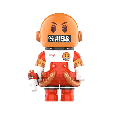 POP NOW:MEGA SPACE MOLLY 100% × emoji？ Series - POP MART