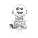 POP MART-MEGA SPACE MOLLY 100% × emoji™ Series - CAUTION, THE GHOST IS HERE
