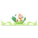 POP MART-Gift For You Greeting Card Series Scene Sets - LABUBU Dandelion