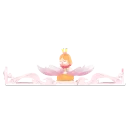 POP MART-Gift For You Greeting Card Series Scene Sets - CRYBABY Cherry Blossom
