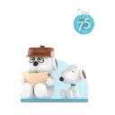 POP MART-Peanuts 75th Anniversary | Snoopy Comic Life Series Figures - World Traveler