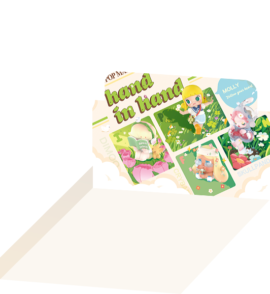 【POPMART Hand in Handシリーズ アソートBOX】 POPMART] POPMART All-Star Series! Hand in Hand Assortment