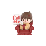 POP MART-Sweet Bean The Language of Love Series Figures - Call Me