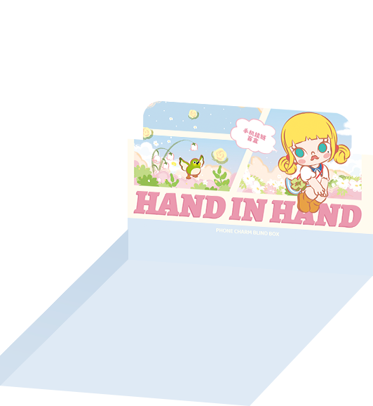 POP NOW:Hand in Hand Series-Phone Charm Blind Box - POP MART