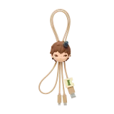 POP MART-Colección “Mano a Mano” Cable 2 en 1 en Cajas Misteriosas - Intervalos de Silencio