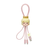 POP MART-Colección “Mano a Mano” Cable 2 en 1 en Cajas Misteriosas - Vals Elegante
