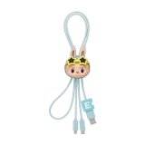 POP MART-Colección “Mano a Mano” Cable 2 en 1 en Cajas Misteriosas - Abraza la Brisa