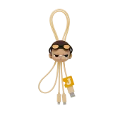 POP MART-Colección “Mano a Mano” Cable 2 en 1 en Cajas Misteriosas - Únete a Mi Lista