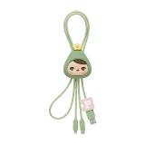 POP MART-Colección “Mano a Mano” Cable 2 en 1 en Cajas Misteriosas - Sueños de Avión de Papel