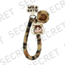 POP MART-CRYBABY Wild but Cutie Series-Phone Charm Blind Box - Wild Cutie (Secret)